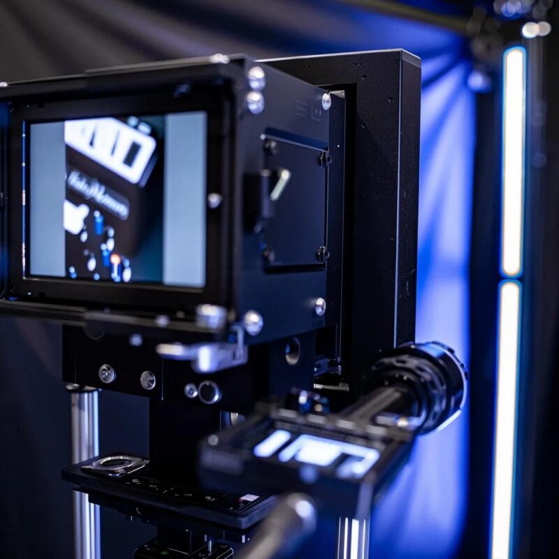 360 video booth camera setup showcasing high-tech features, designed for immersive event photography experiences by Halo360.