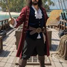 AI-generated pirate adventure themed portrait