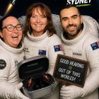 Custom branded AI portrait for a corporate brand activation, space theme
