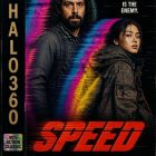 AI-generated retro VHS movie poster style portrait