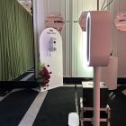 Halo360 Video Guestbook set up alongside a selfie booth